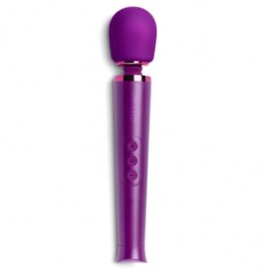 Masseur vibrant rechargeable cerise foncée