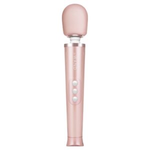 Baguette de massage rechargeable dorée compacte