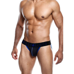 Jockstrap bleu fluo pour homme