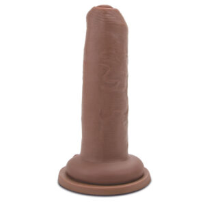Pénis en silicone ultra réaliste marron