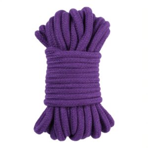 Corde en coton doux violette