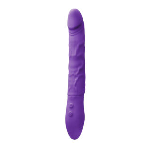 Vibromasseur rechargeable violet compact