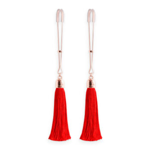 Pinces à seins avec gland rouge
