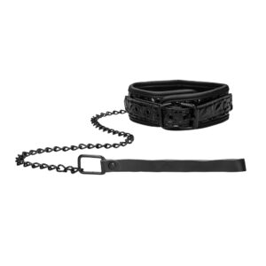 Collier de luxe avec laisse
