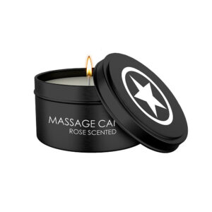 Bougie de Massage Parfumée à la Rose