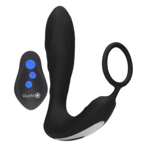 Plug anal stimulant et anneau de pénis vibrant