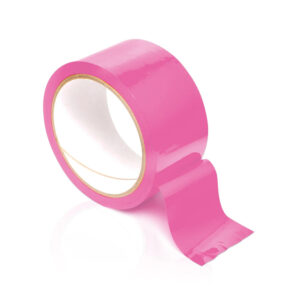 Ruban de plaisir rose pour jeux érotiques
