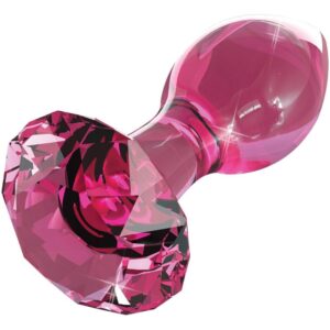 Plug Anal en Verre Cristal Rose