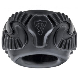 Anneaux en silicone noir pour homme