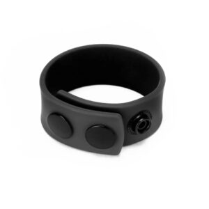 Sangle pénienne réglable en silicone rouge