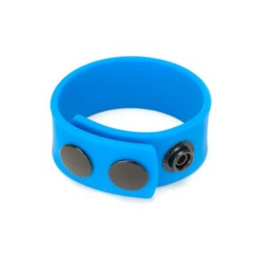 Sangle pénienne réglable en silicone rouge