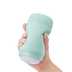 Masturbateur vert menthe doux et flexible