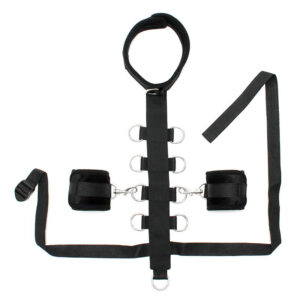 Collier rembourré noir avec poignets