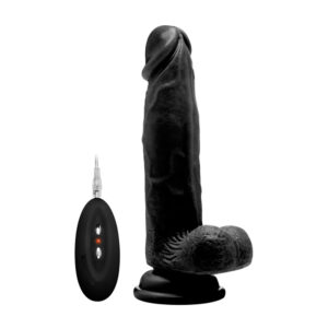 Pénis vibrant réaliste avec scrotum