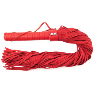 Flogger en daim rouge