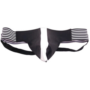 Jock noir et blanc pour homme