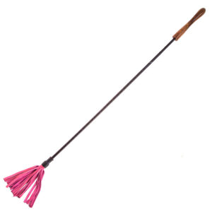 Cravache avec manche en bois rose