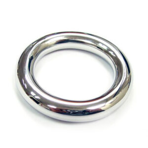 Bague ronde en acier inoxydable rouge