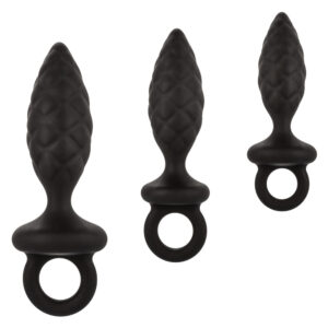Sonde anale en silicone trois pièces