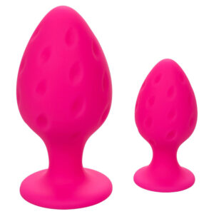 Duo de plugs anaux roses