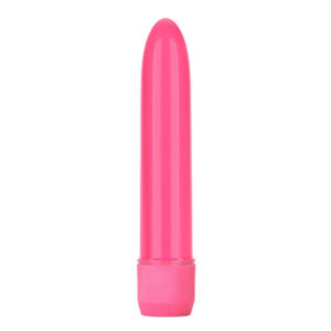 Vibromasseur mini multi-vitesse rose fluo