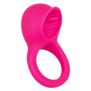 Anneau pénien rechargeable avec rehausseur de langue