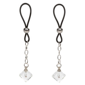 Bijoux de mamelon non perforants avec cristal
