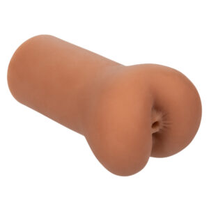 Masturbateur anal en simili cuir marron