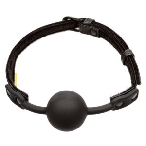 Bâillon-boule ajustable pour jeux de soumission