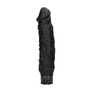 Vibromasseur réaliste noir à plusieurs vitesses