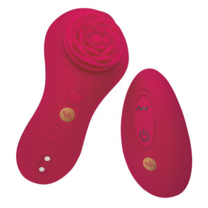 Vibrateur surprise en forme de rose