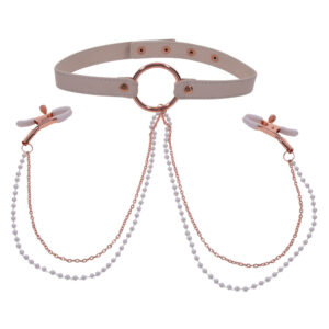 Collier avec pinces à tétons