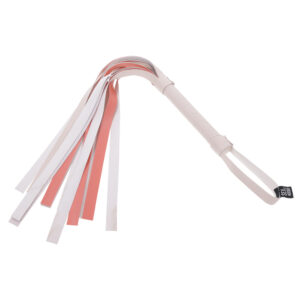 Flogger rayé noir et blanc
