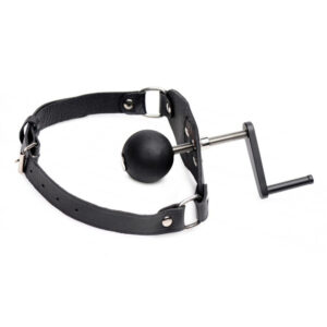 Gag buccal en cuir pour adultes
