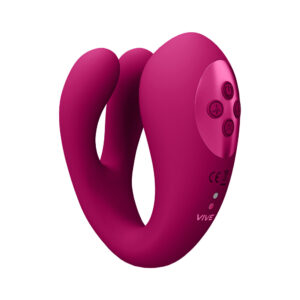 Vibromasseur triple action avec stimulation clitoridienne