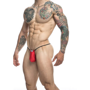 String classique rouge pour homme