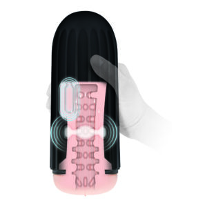 Masturbateur vibrant et chauffant pour hommes