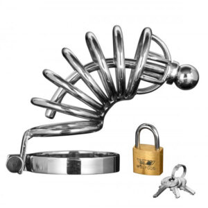 Cage de chasteté avec anneau de verrouillage