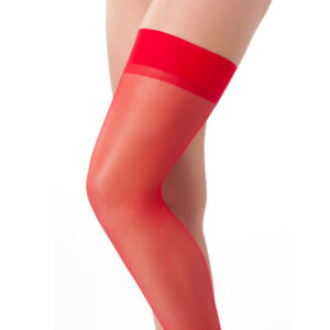 Bas bas sexy rouges