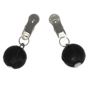 Pinces tétons poids ronds noirs